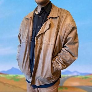 Vintage Midway Leather Coat